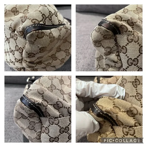 Authentic Gucci Abbey GG Monogram Shoulder Bag - Picture 9 of 16